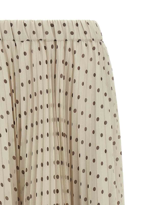 The Best Shops P.A.R.O.S.H.: Knielange und Midi Röcke - Midirock - Beige