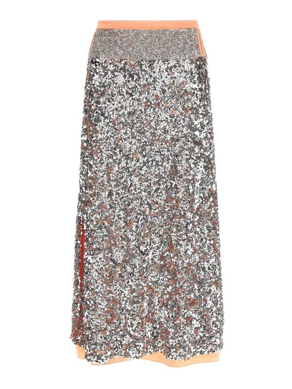 RABANNE: gonne al ginocchio  e longuette - Gonna di paillettes