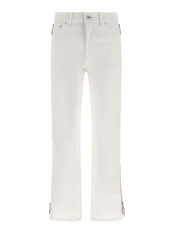 RABANNE: jeans dritti, a sigaretta - Jeans con cerniera