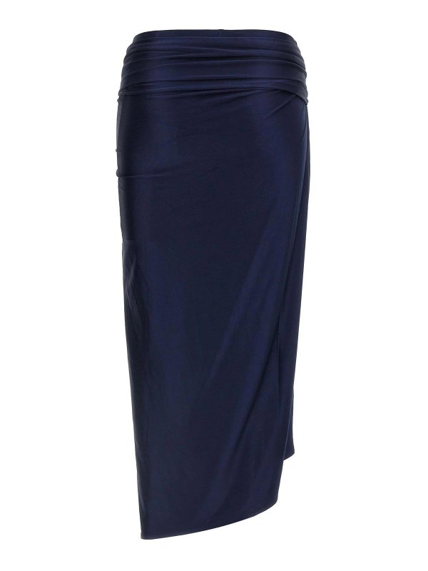 RABANNE: Knielange und Midi Röcke online - Midirock - Blau