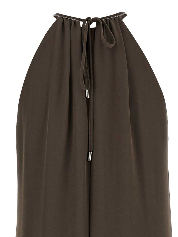 膝丈ドレス - ブラウン Replica 
online: PESERICO