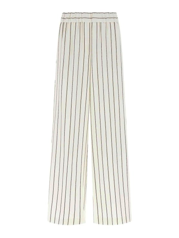 PESERICO: カジュアルトラウザー - カジュアルパンツ - 白