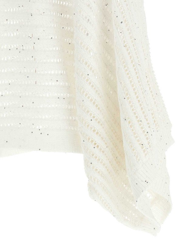 Pull Col Rond - Blanc Replica 
online: PESERICO