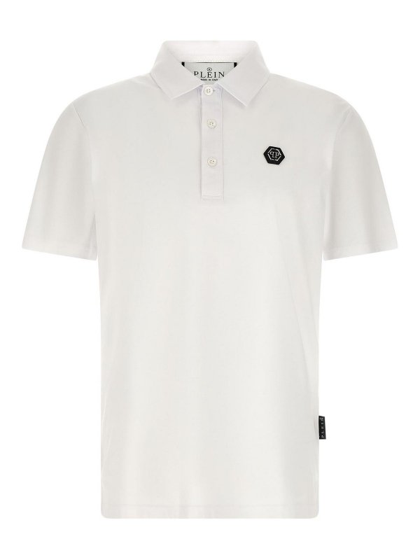 PHILIPP PLEIN: ポロシャツ - ポロシャツ - 白