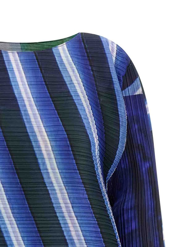 The Best Shops PLEATS PLEASE ISSEY MIYAKE: ニーレングスドレス - 膝丈ドレス - ブルー