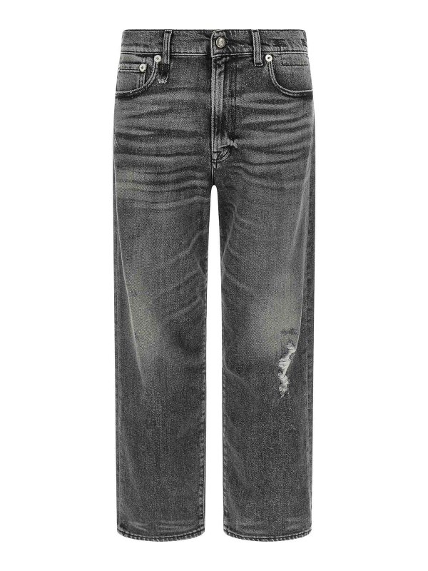 R13: ボーイフレンドデニム - ボーイフレンド - グレー