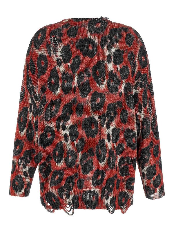 R13: crew necks online - Torn Sweater