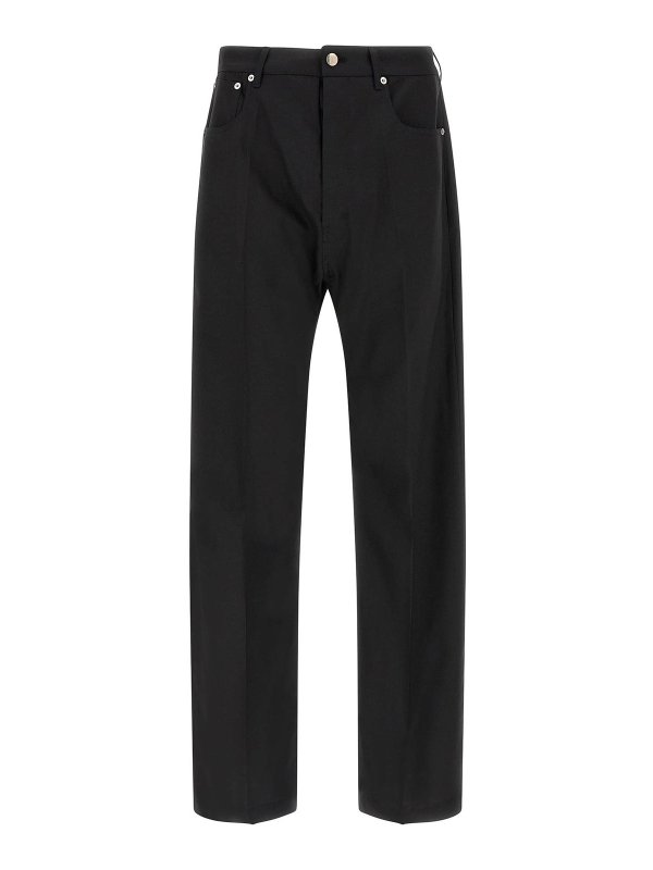RICK OWENS: straight leg jeans - Geth Jeans