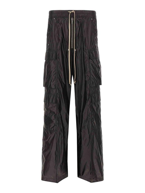 RICK OWENS: カジュアルトラウザー - カジュアルパンツ - 黒