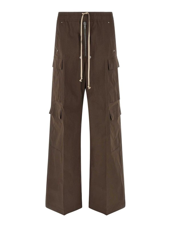 RICK OWENS: Pantalones casual - Pantalón Casual - Marrón