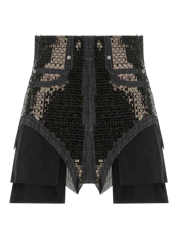 RICK OWENS: Trousers Shorts - Dirt Cuoffs Shorts