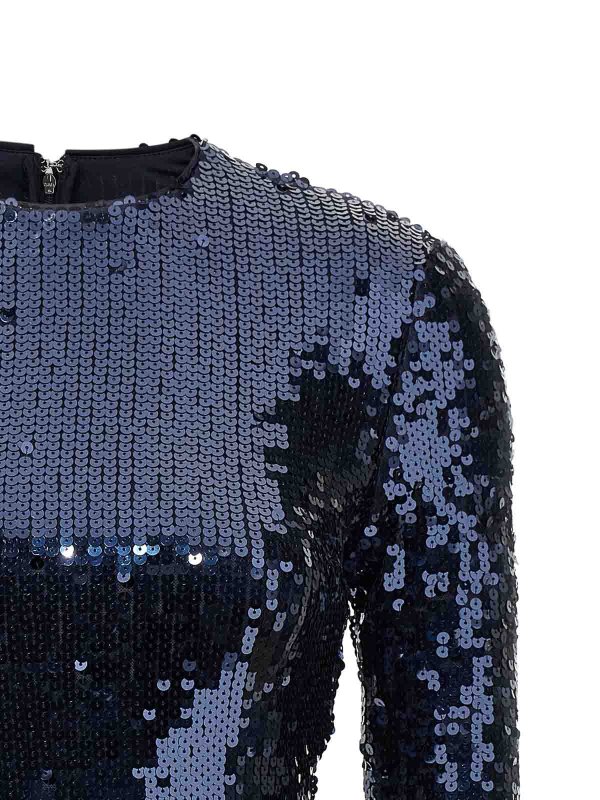 The Best Shops ROTATE Birger Christensen: ニーレングスドレス - 膝丈ドレス - ブルー