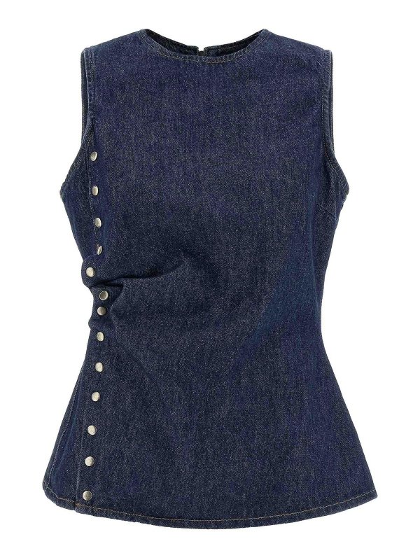 ROTATE Birger Christensen: トップス＆タンクトップ - トップ/タンクトップ - ブルー