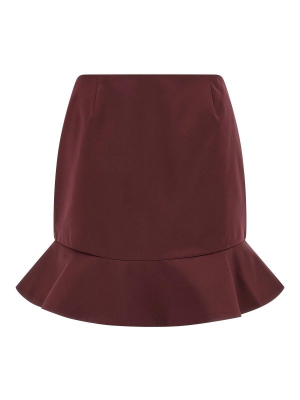 ROTATE Birger Christensen: mini skirts - Flounced Skirt