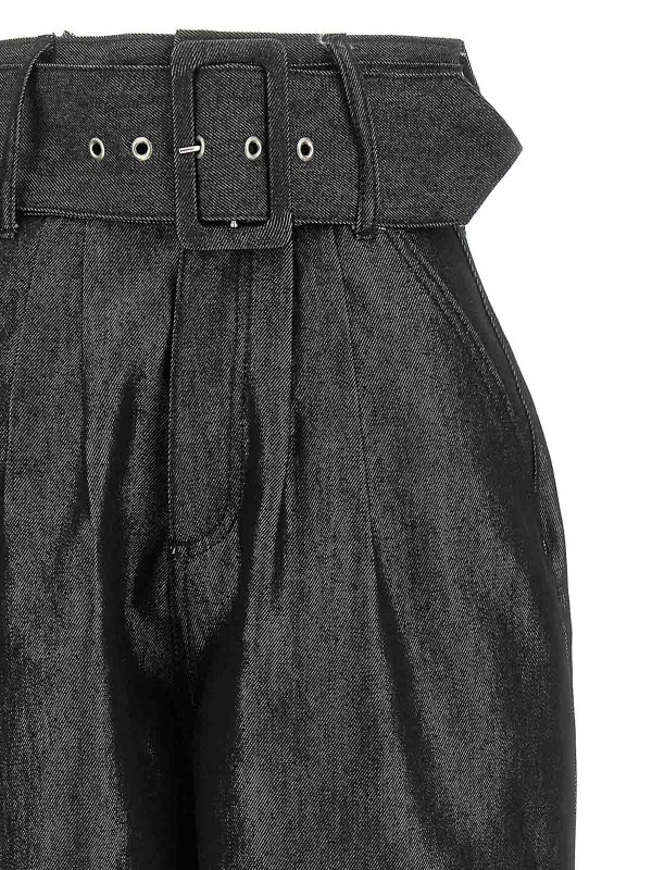 The Best Shops ROTATE Birger Christensen: jeans dritti, a sigaretta - Jeans a vita alta