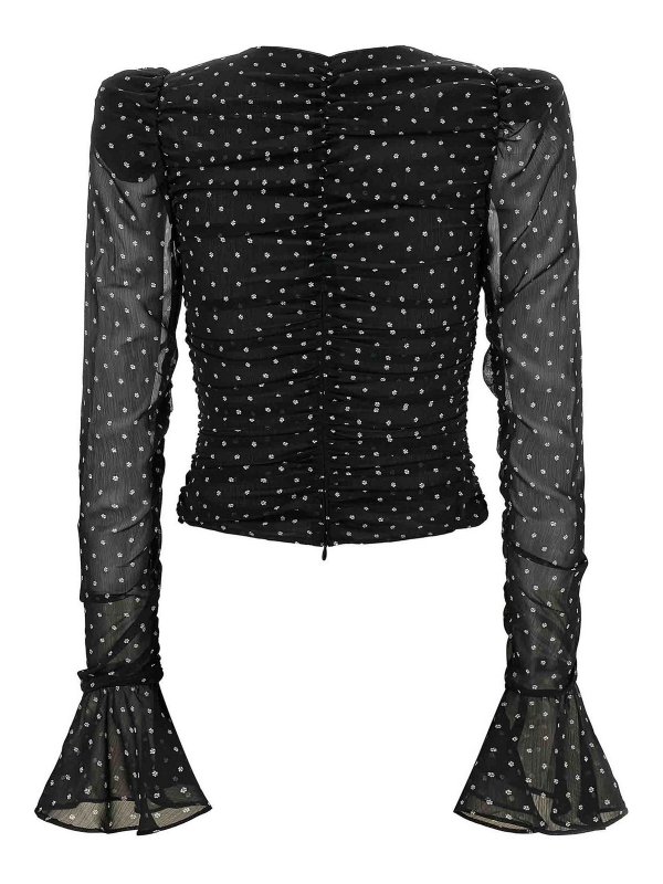 ROTATE Birger Christensen: bluse online - Camicetta in chiffon con volant