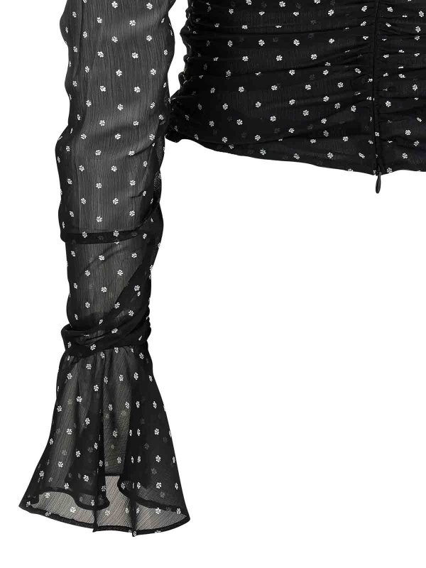 Camicetta in chiffon con volant Replica 
online: ROTATE Birger Christensen