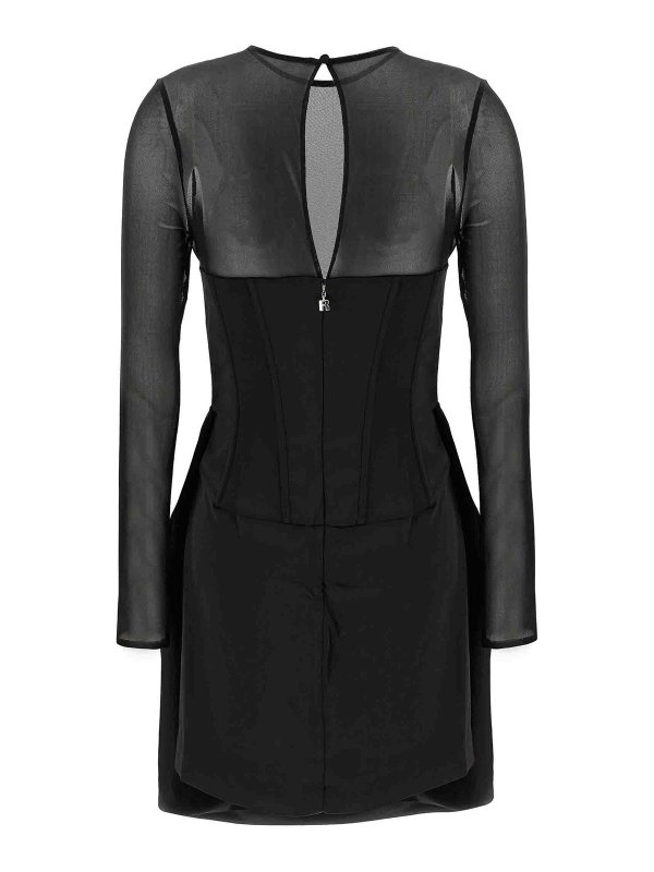 ROTATE Birger Christensen: short dresses online - Satin Corset Mini Dress