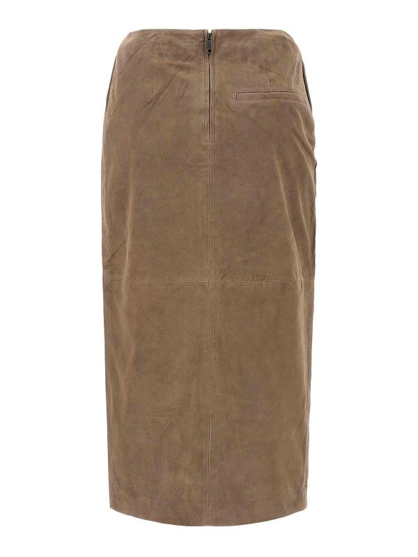 ROTATE Birger Christensen: ニーレングススカート＆ミディ丈 online - 膝丈/ミディスカート - ベージュ