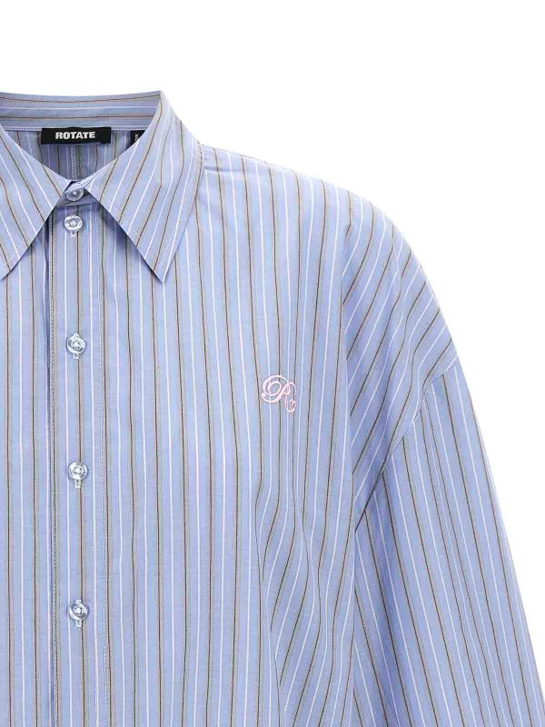 The Best Shops ROTATE Birger Christensen: シャツ - シャツ - ライトブルー