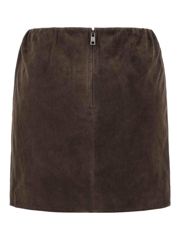 ROTATE Birger Christensen: ニーレングススカート＆ミディ丈 online - 膝丈/ミディスカート - ブラウン