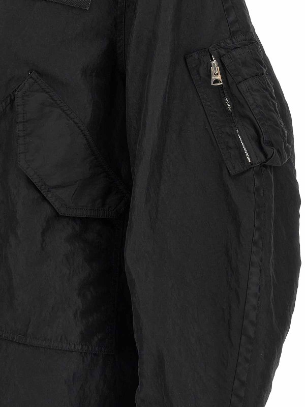 The Best Shops Sacai: 膝丈コート - 黒