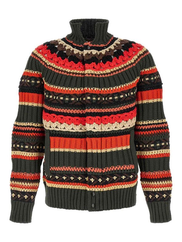 Sacai: カーディガン - カーディガン - マルチカラー