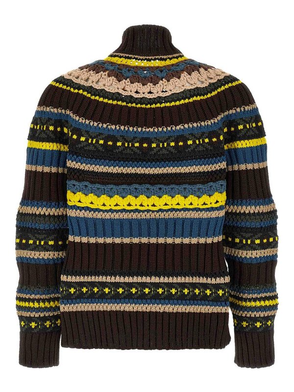 Sacai: cardigans online - Knit Cardigan