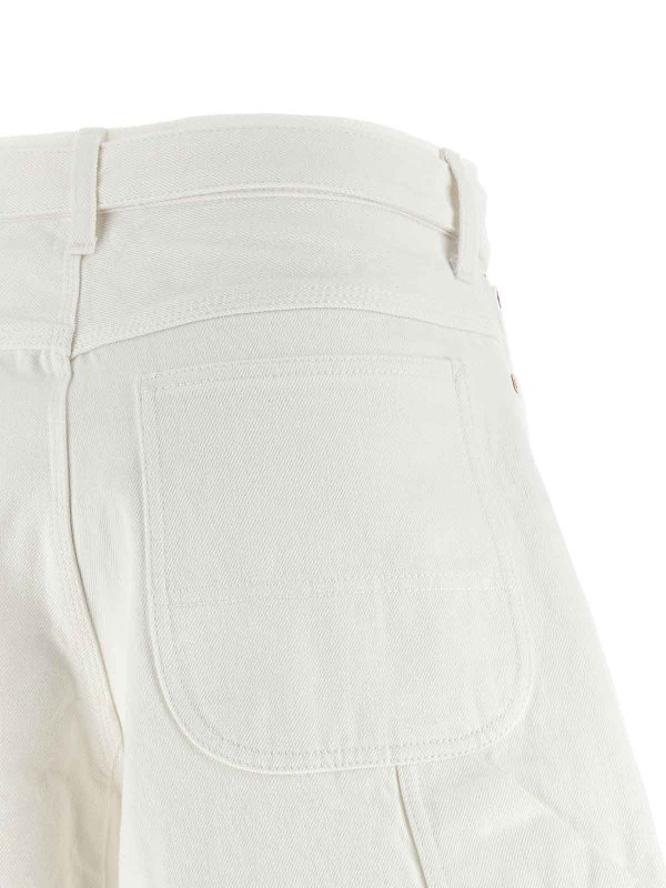 ショートパンツ - 白 Replica 
online: Sacai