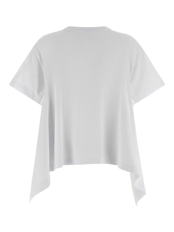 Sacai: Tシャツ online - Tシャツ - 白
