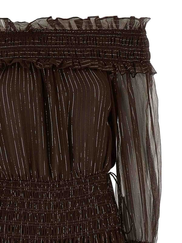 The Best Shops Self Portrait: Maxikleider - Maxikleid - Braun