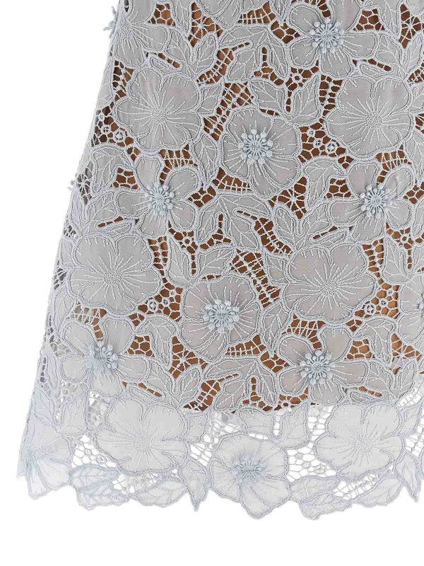 ショートドレス - ライトブルー Replica 
online: Self Portrait