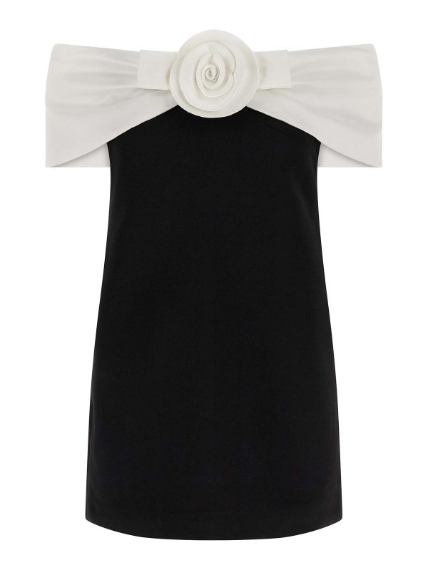 Self Portrait: ショートドレス - ショートドレス - 白