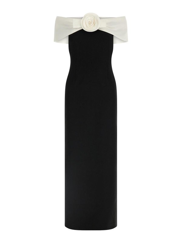 Self Portrait: Maxikleider - Maxikleid - Weiß