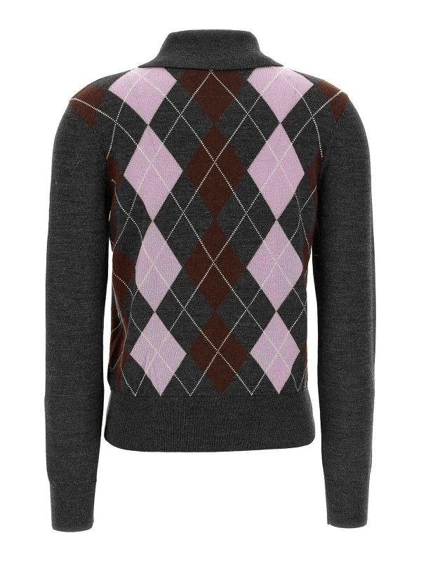 Self Portrait: Pull col rond online - Pull Col Rond - Gris