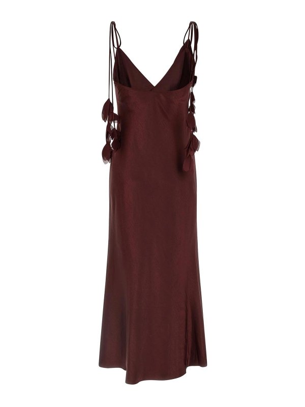 Self Portrait: ニーレングスドレス online - 膝丈ドレス - ダークレッド