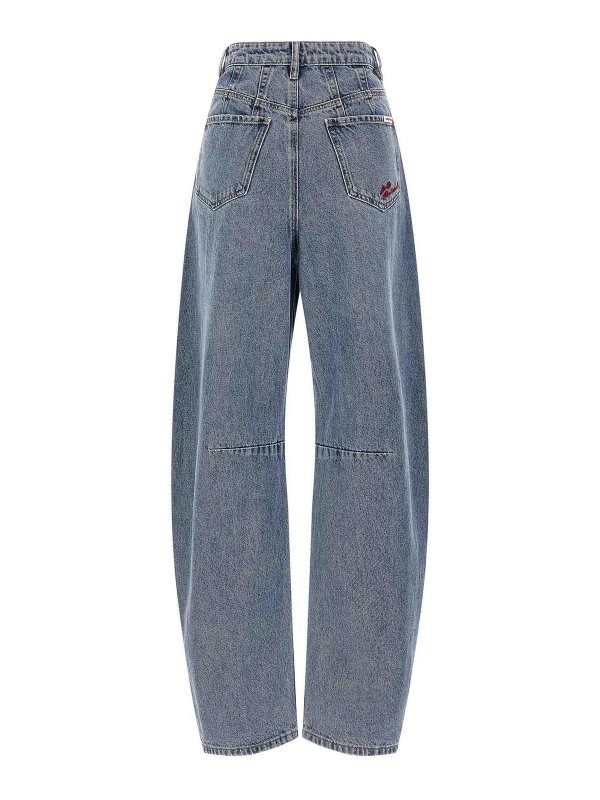 Self Portrait: Jeans Rectos online - Vaqueros Rectos - Azul