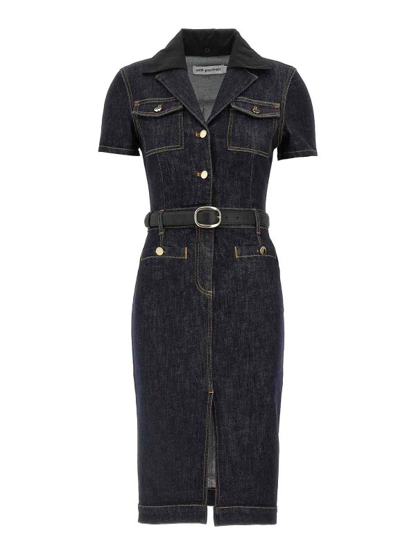 Self Portrait: knee length dresses - Dress