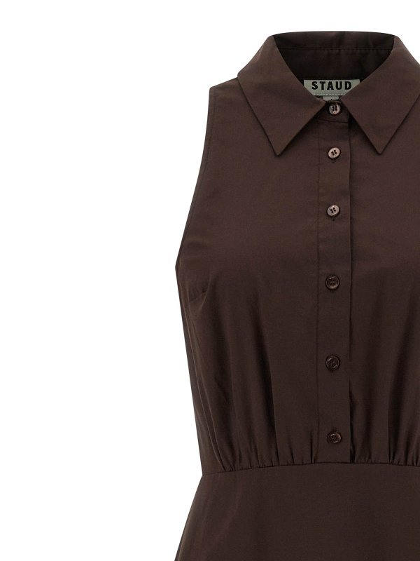 The Best Shops STAUD: ニーレングスドレス - 膝丈ドレス - ブラウン