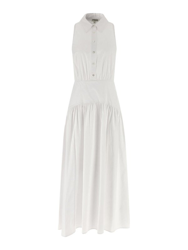 STAUD: knee length dresses - Romy Dress