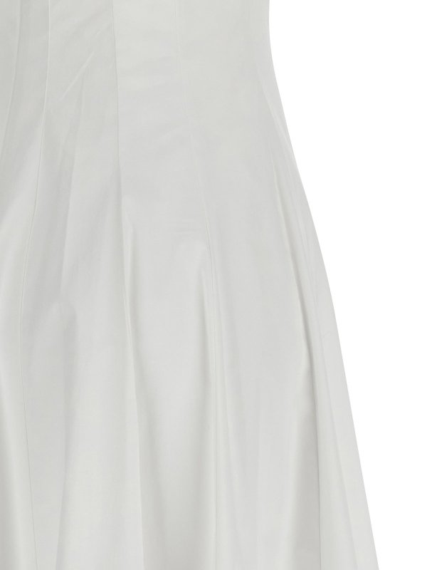 Knielanges Kleid - Weiß shop online: STAUD