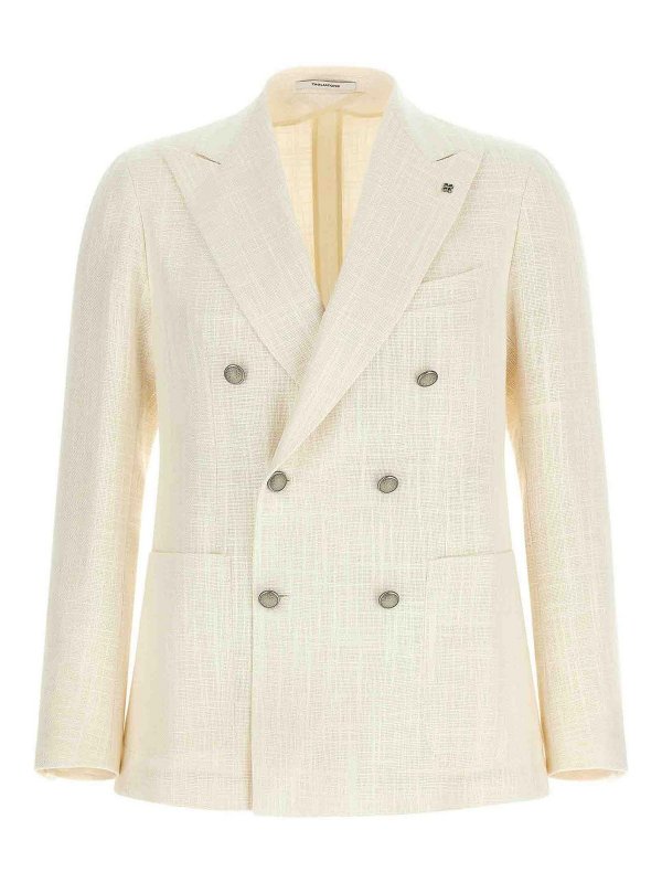 TAGLIATORE: Blazer - Blazer - Beige