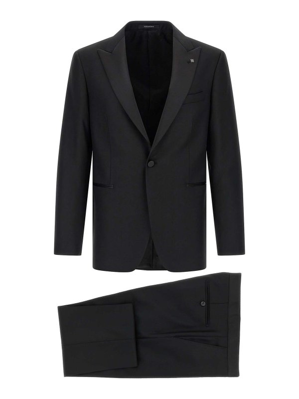 TAGLIATORE: knee length dresses - Napoli Tuxedo Dress