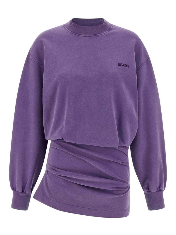 The Attico: ニーレングスドレス - 膝丈ドレス - 紫