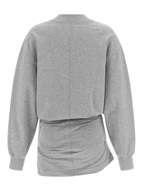 The Attico: ニーレングスドレス online - 膝丈ドレス - グレー