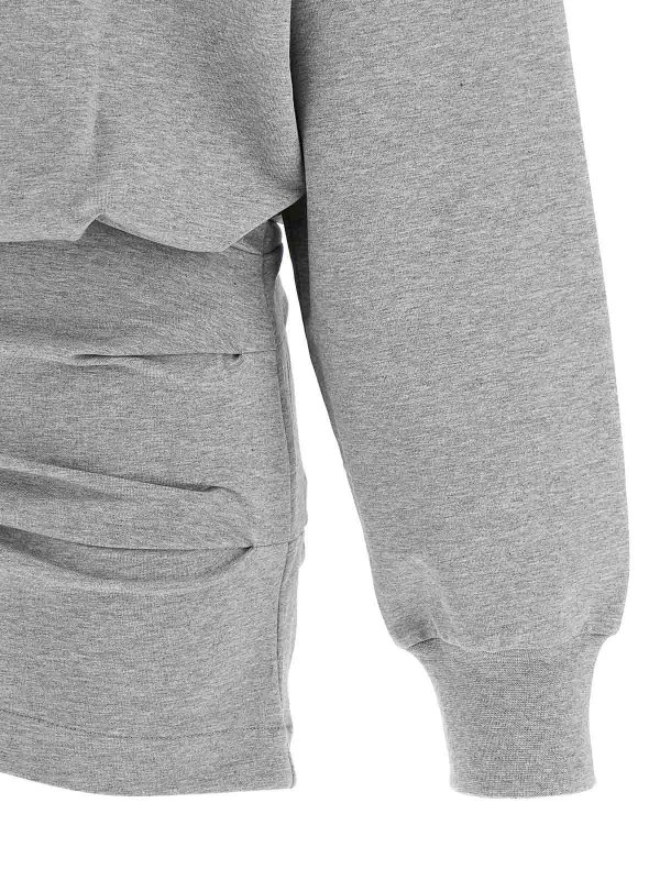 膝丈ドレス - グレー Replica 
online: The Attico