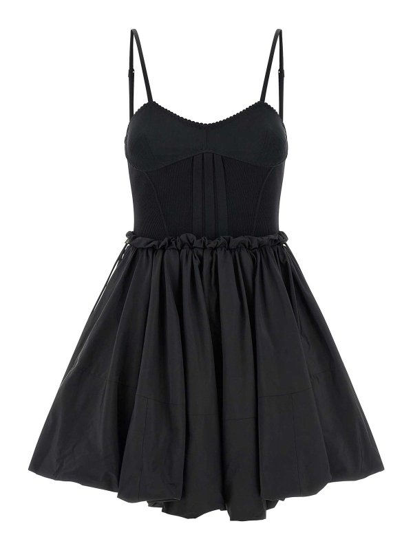 The Attico: ニーレングスドレス - 膝丈ドレス - 黒