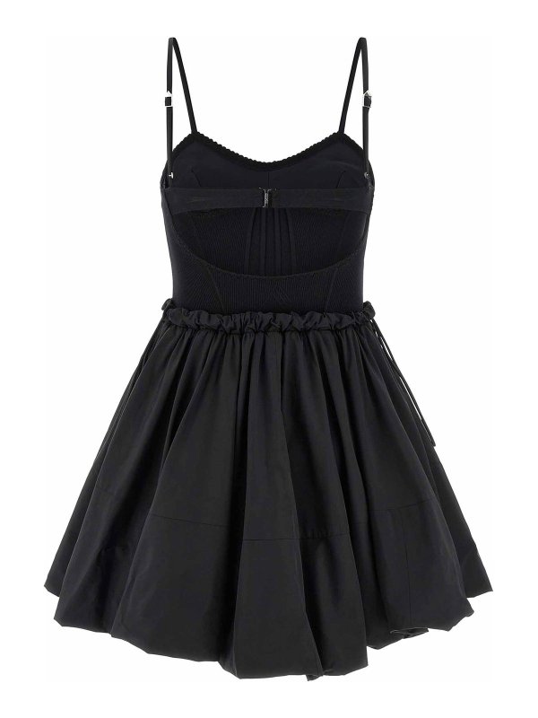 The Attico: ニーレングスドレス online - 膝丈ドレス - 黒