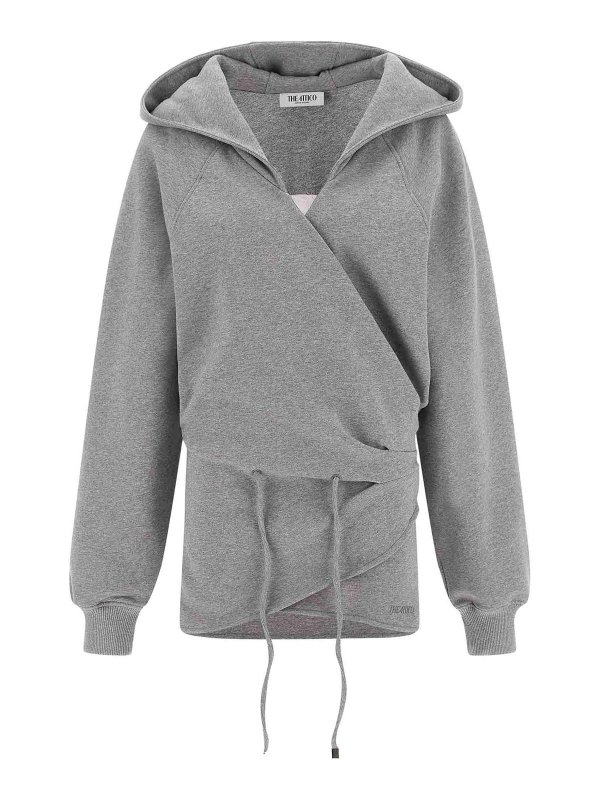 The Attico: ニーレングスドレス - 膝丈ドレス - グレー