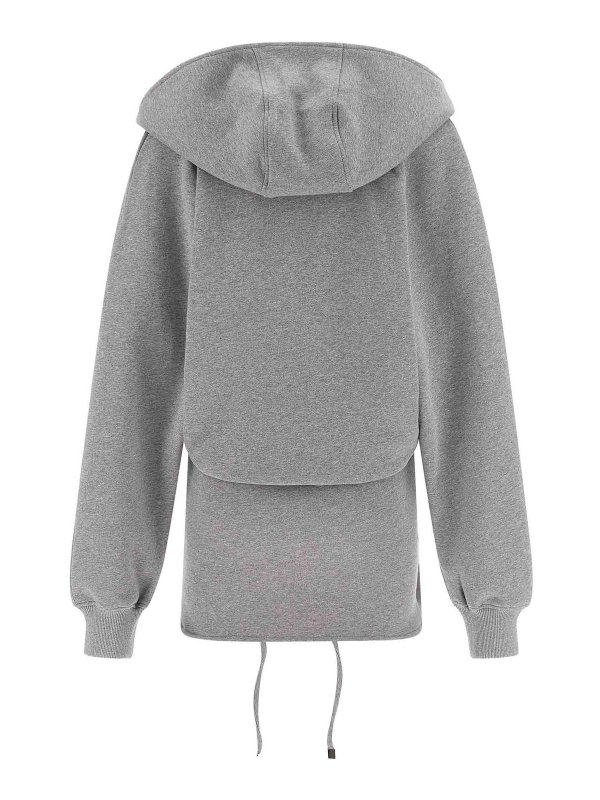 The Attico: ニーレングスドレス online - 膝丈ドレス - グレー